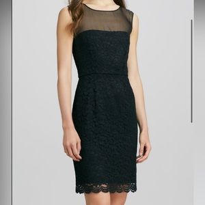 Diane von Furstenberg Nisha Sleeveless Illusion-Neck Lace Dress